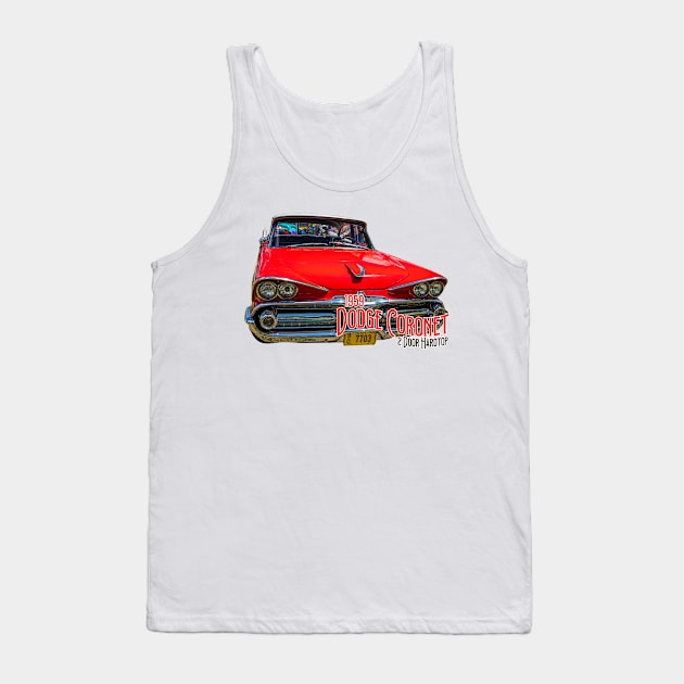 1959 Dodge Coronet 2 Door Hardtop Tank Top by Gestalt Imagery